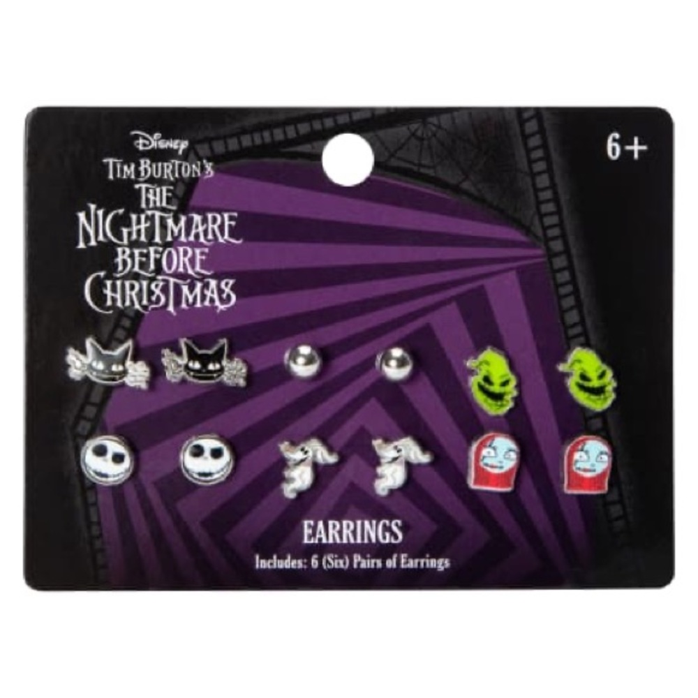The Nightmare Before Christmas Earrings Set